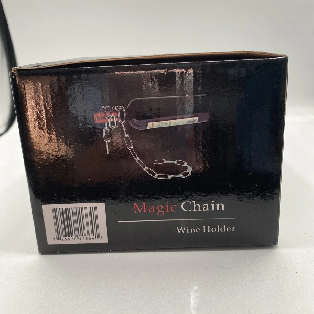 Magic Iron Chain Wine Bottle Holder‎